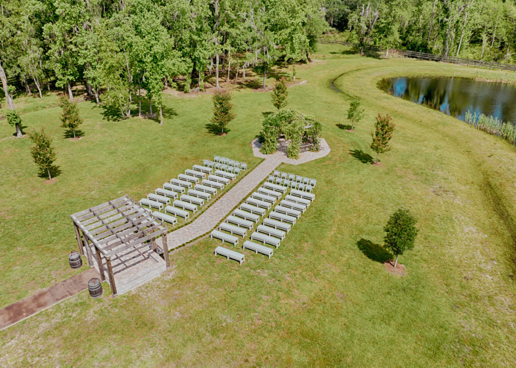 daytime ariel photo of the swings ceremony option