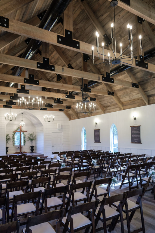 interior of wedding chapel