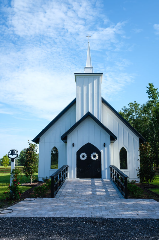 exterior of wedding chapel